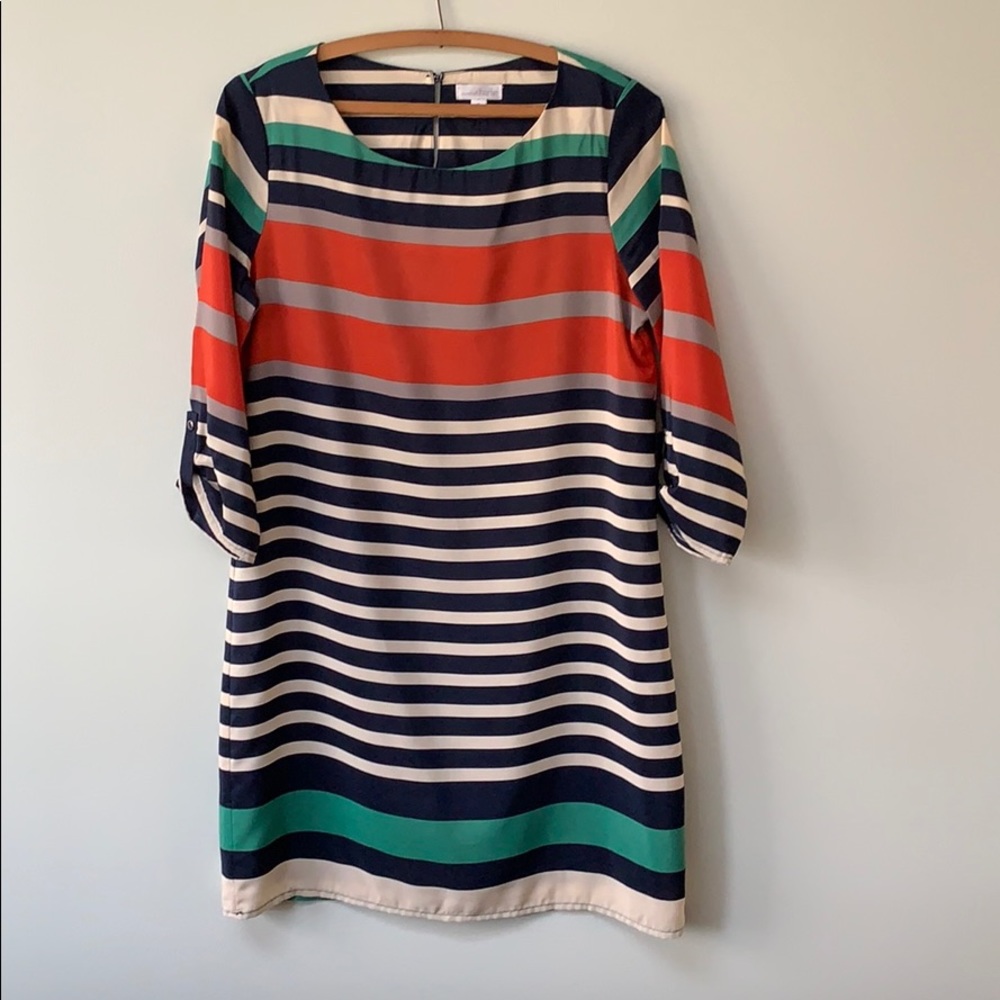 CC Striped Shift Dress